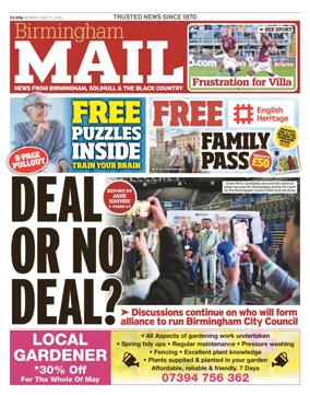 Cover of Birmingham Mail