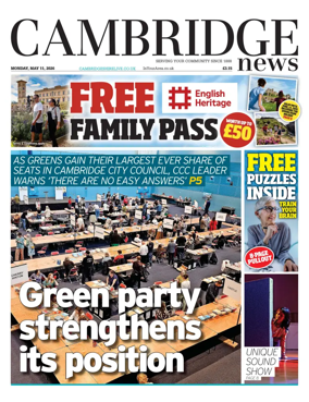 Cover of Cambridge News