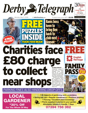 Cover of Derby Telegraph