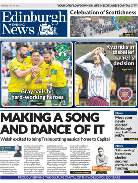 Cover of Edinburgh Evening News