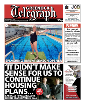 Cover of Greenock Telegraph