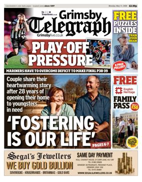 Cover of Grimsby Telegraph