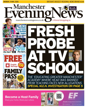 Cover of Manchester Evening News