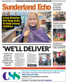 Cover of Sunderland Echo