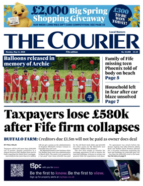 Cover of The Courier & Advertiser (Fife Edition)