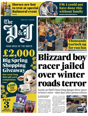 Cover of The Press and Journal (Aberdeen and Aberdeenshire)
