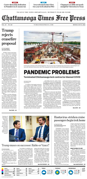 Cover of Chattanooga Times Free Press