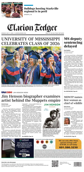 Cover of Clarion Ledger