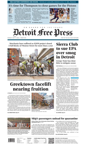 Cover of Detroit Free Press