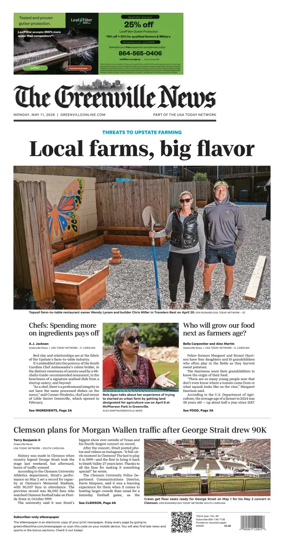 Cover of The Greenville News
