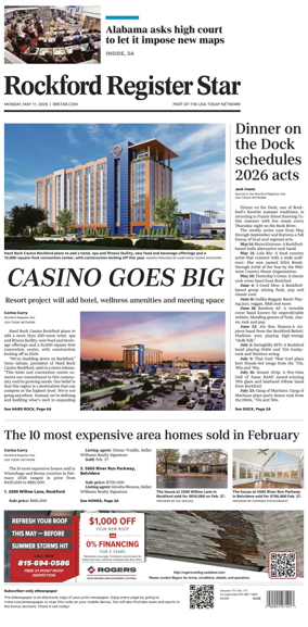 Cover of Rockford Register Star
