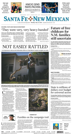 Cover of Santa Fe New Mexican