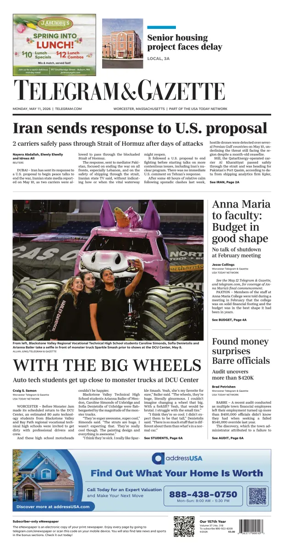 Cover of Telegram & Gazette