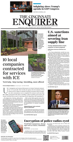 Cover of The Cincinnati Enquirer