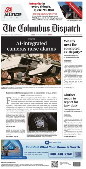 Cover of The Columbus Dispatch