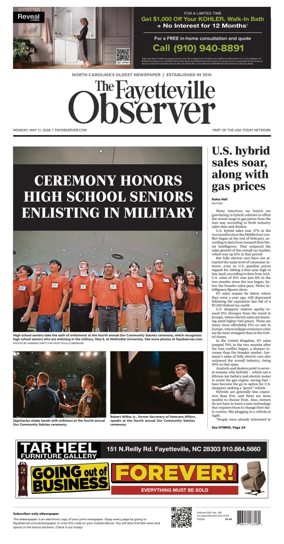Cover of The Fayetteville Observer