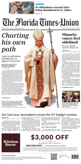 Cover of The Florida Times-Union
