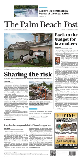 Cover of The Palm Beach Post