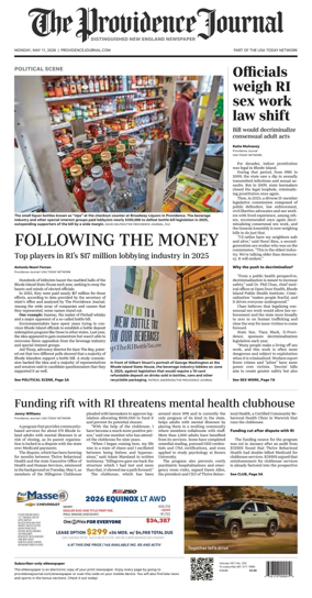 Cover of The Providence Journal
