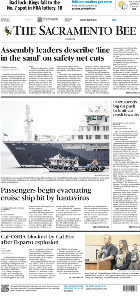 Cover of The Sacramento Bee