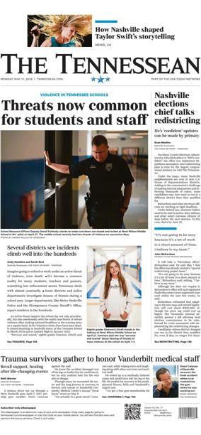 Cover of The Tennessean