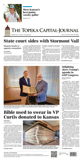 Cover of The Topeka Capital-Journal