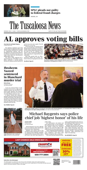 Cover of The Tuscaloosa News