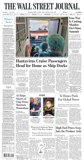 Cover of The Wall Street Journal