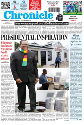 Cover of Chronicle (Zimbabwe)