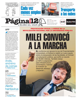 Cover of Pagina 12
