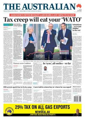 Cover of The Australian