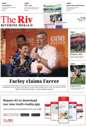 Cover of The Riverine Herald