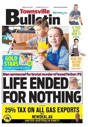 Cover of Townsville Bulletin