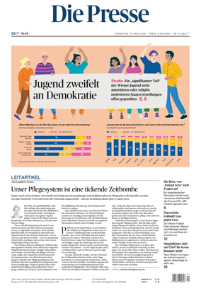Cover of Die Presse