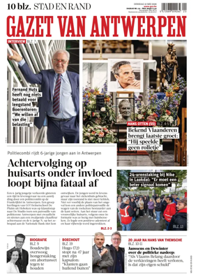 Cover of Gazet van Antwerpen Stad en Rand