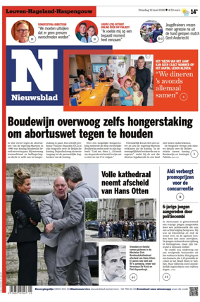 Cover of Het Nieuwsblad