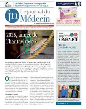 Cover of Journal du Medecin (French)