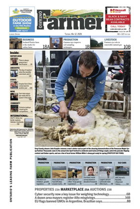 Cover of Ontario Farmer