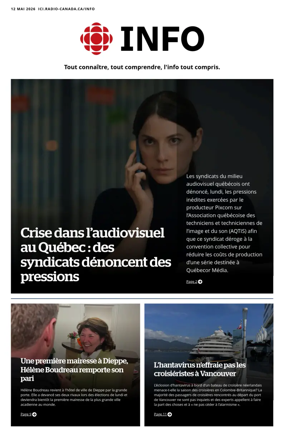 Cover of Radio-Canada Info