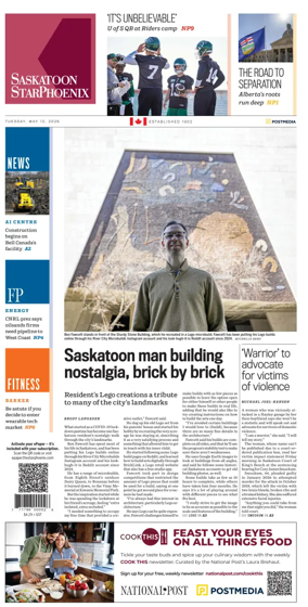 Cover of Saskatoon StarPhoenix