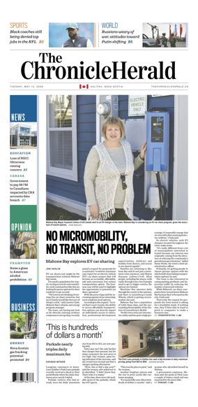 Cover of The Chronicle Herald (Metro)