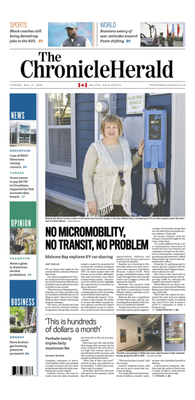 Cover of The Chronicle Herald (Provincial)