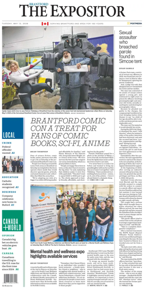 Cover of The Expositor (Brantford)