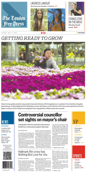 Cover of The London Free Press