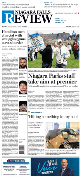 Cover of The Niagara Falls Review