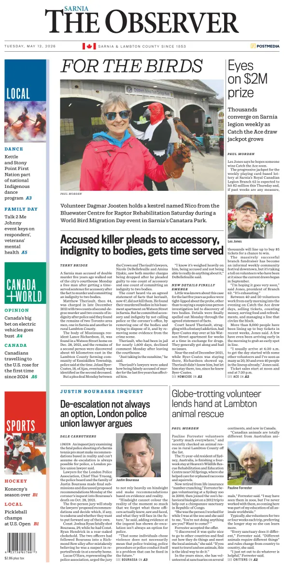 Cover of The Observer (Sarnia)