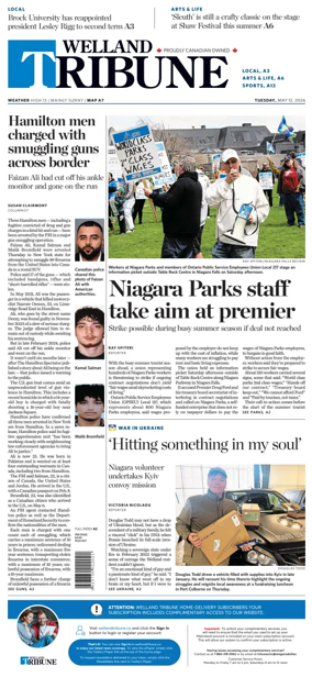 Cover of The Welland Tribune