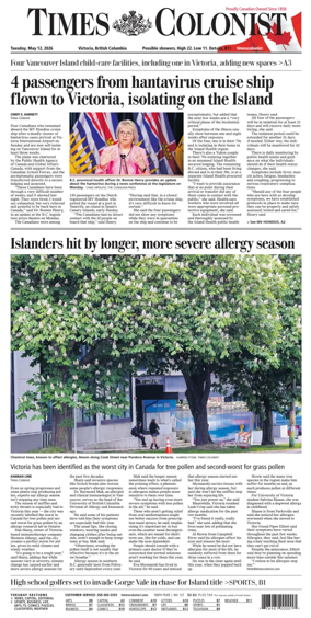 Cover of Times Colonist