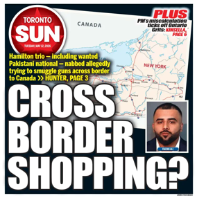 Cover of Toronto Sun