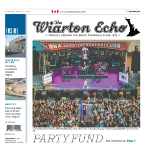 Cover of Wiarton Echo